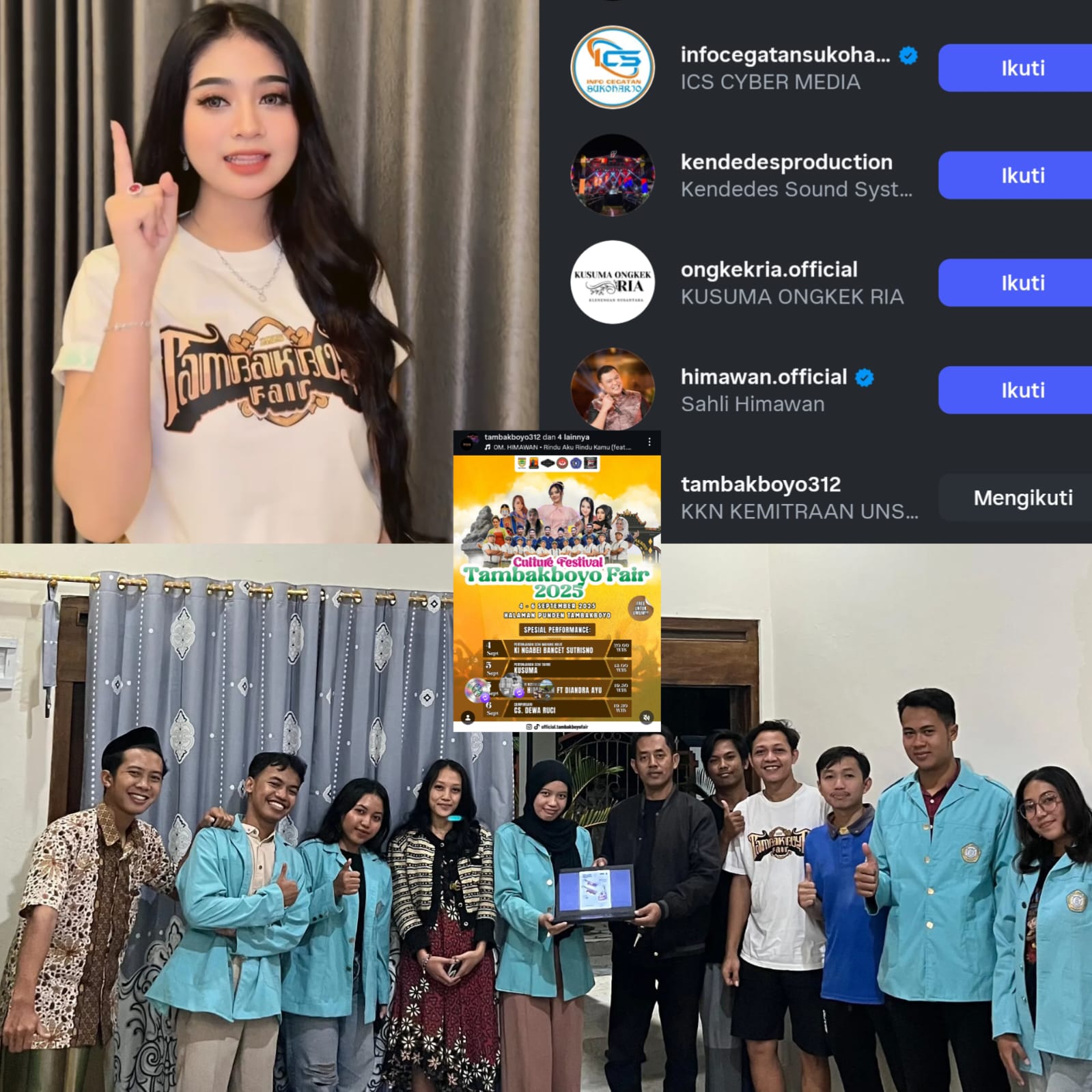 Gandeng ICS Hingga Dyandra Ayu, KKN UNS Wujudkan Eksistensi Luas Event Tambakboyo Fair di Solo Raya